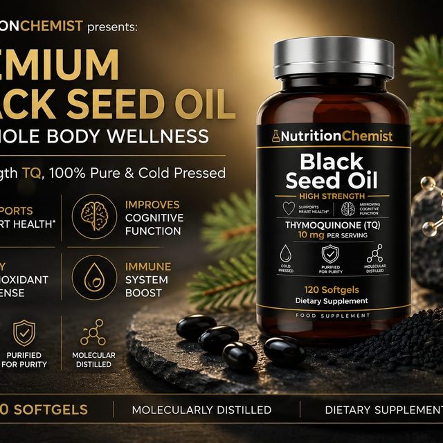 Premium black seed oil for whole body wellness